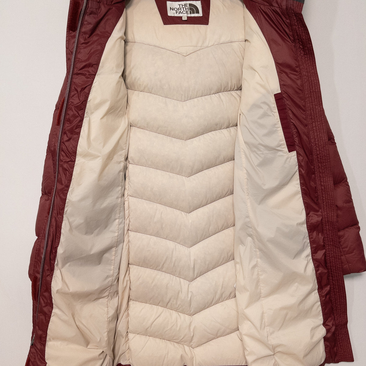 THE NORTH FACE ダウンコート XLレディース ワインレッド 700フィル